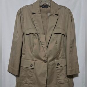 New York And Company women's Tan Blazer Size 14 NWT